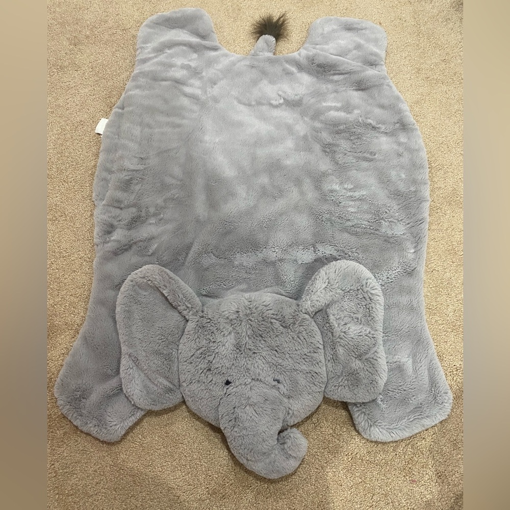 Pottery Barn Kids Elephant Critter Plush Play Mat